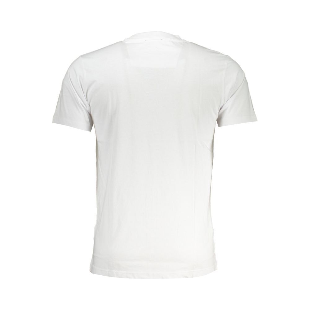 Cavalli Class White Cotton T-Shirt white-cotton-t-shirt-71