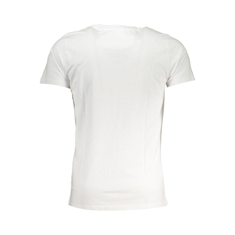 Cavalli Class White Cotton T-Shirt white-cotton-t-shirt-133