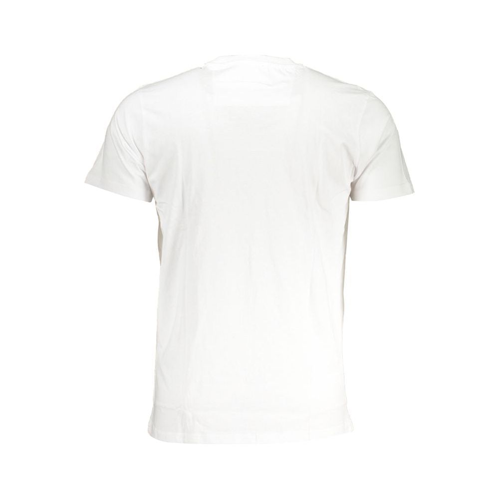 Cavalli Class White Cotton T-Shirt white-cotton-t-shirt-135