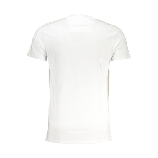 Cavalli Class White Cotton T-Shirt white-cotton-t-shirt-136