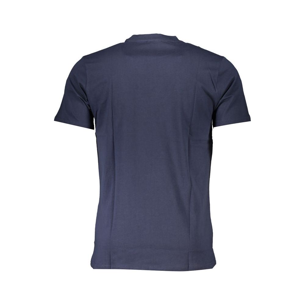 Cavalli Class Blue Cotton T-Shirt blue-cotton-t-shirt-80