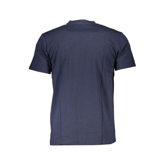 Cavalli Class Blue Cotton T-Shirt blue-cotton-t-shirt-165