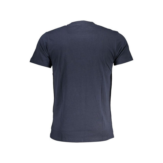 Cavalli Class Blue Cotton T-Shirt blue-cotton-t-shirt-135