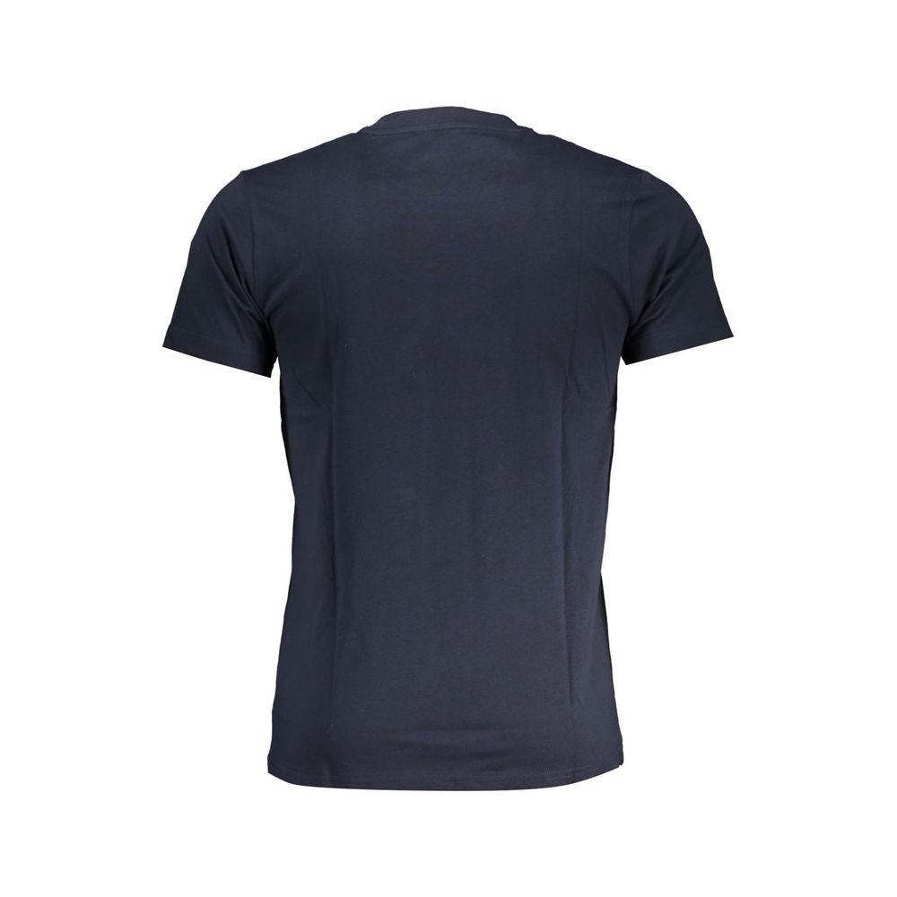 Cavalli Class Blue Cotton T-Shirt blue-cotton-t-shirt-137