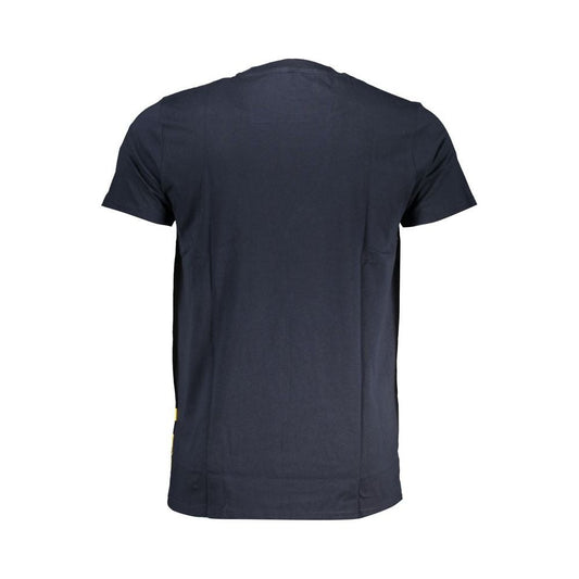 Cavalli Class Blue Cotton T-Shirt blue-cotton-t-shirt-140