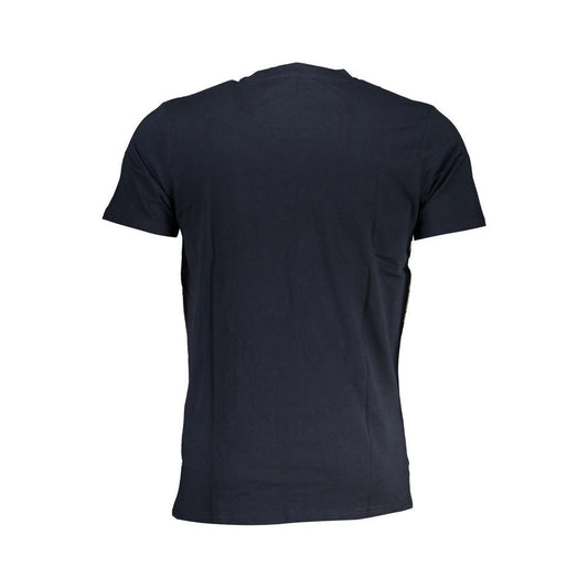 Cavalli Class Blue Cotton T-Shirt blue-cotton-t-shirt-142