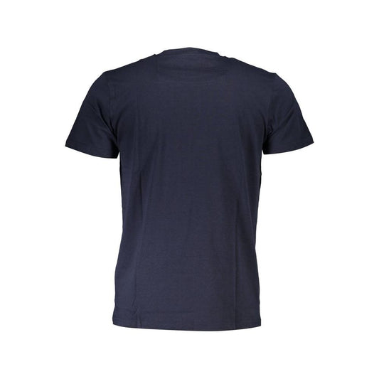Cavalli Class Blue Cotton T-Shirt blue-cotton-t-shirt-72