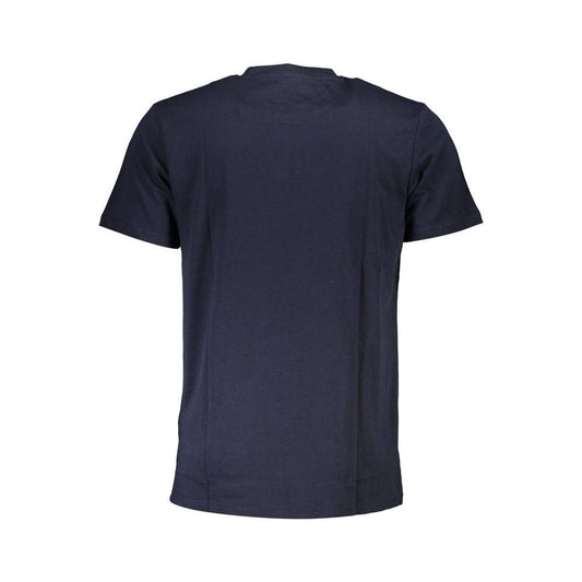 Cavalli Class Blue Cotton T-Shirt blue-cotton-t-shirt-74