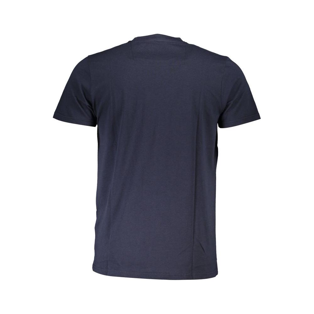Cavalli Class Blue Cotton T-Shirt blue-cotton-t-shirt-55