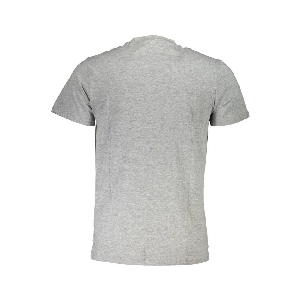 Cavalli Class Gray Cotton T-Shirt gray-cotton-t-shirt-6