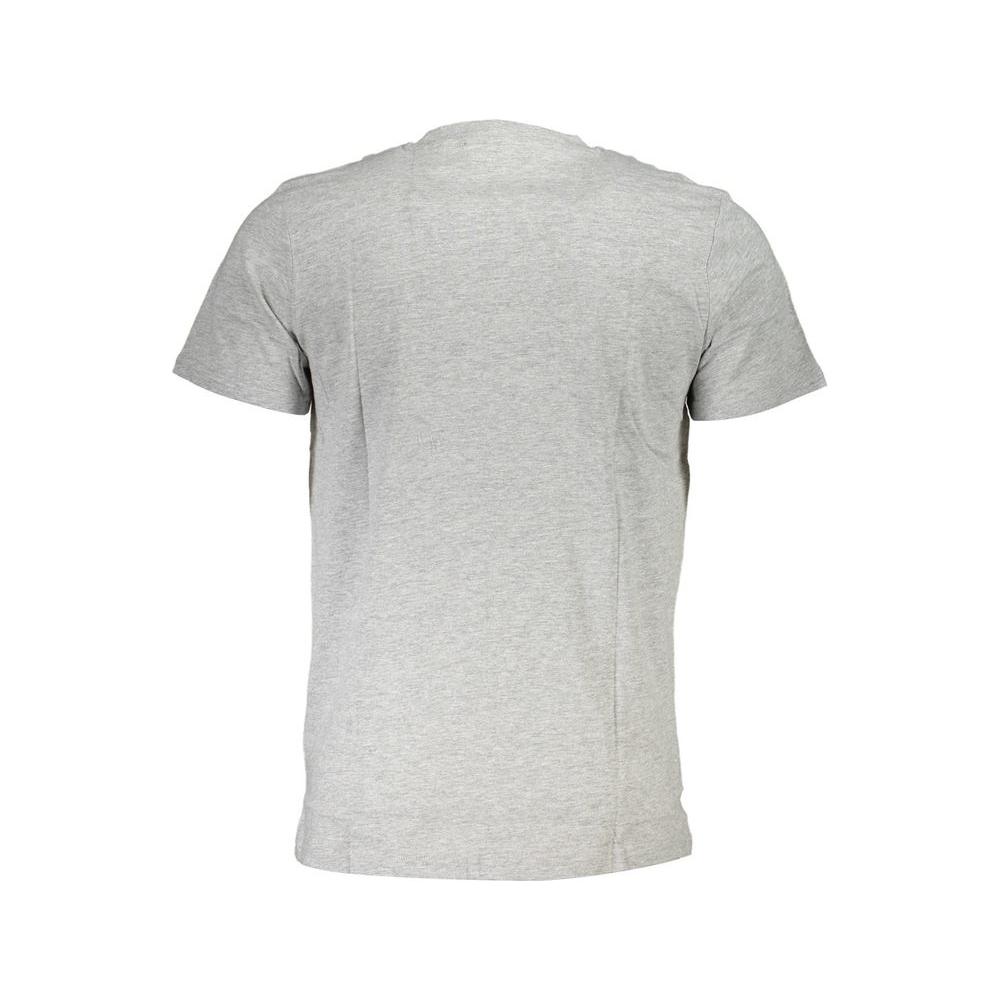 Cavalli Class Gray Cotton T-Shirt gray-cotton-t-shirt-15