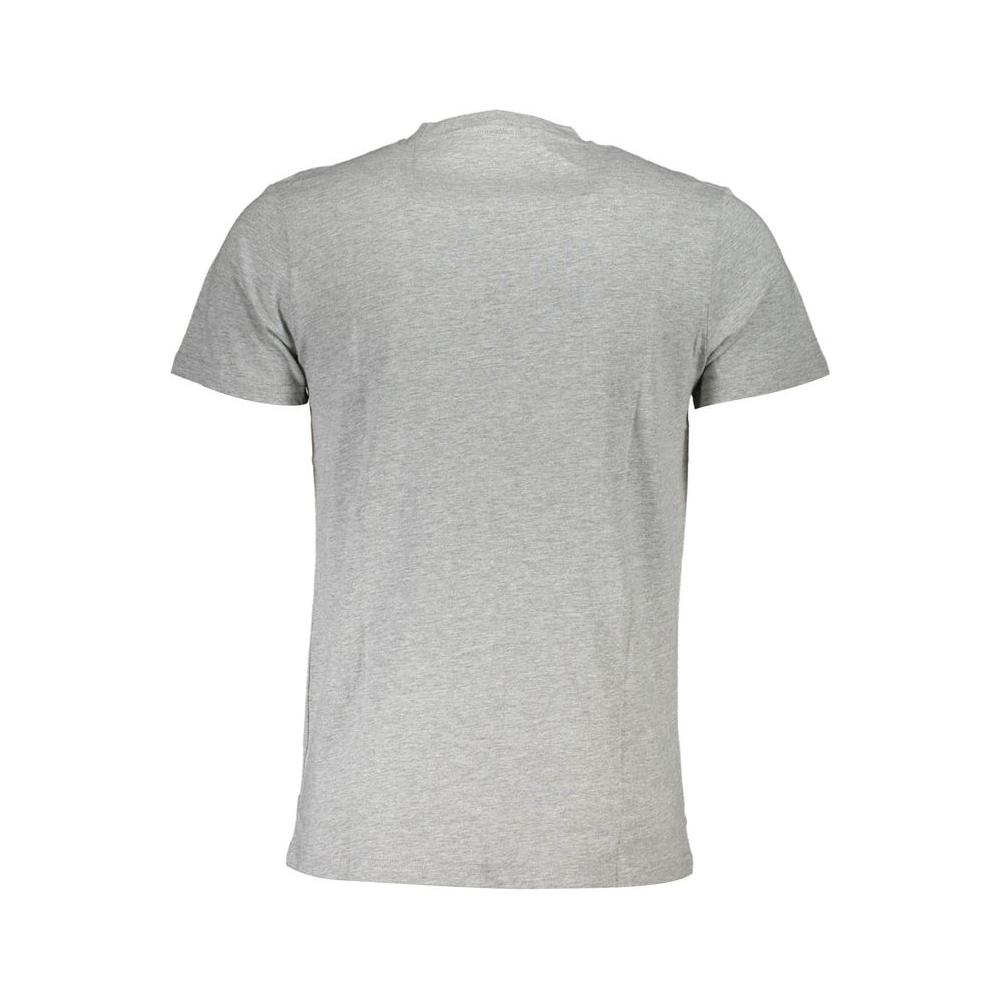 Cavalli Class Gray Cotton T-Shirt gray-cotton-t-shirt-19