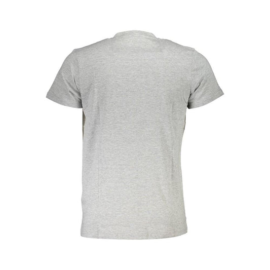 Cavalli Class Gray Cotton T-Shirt gray-cotton-t-shirt-20