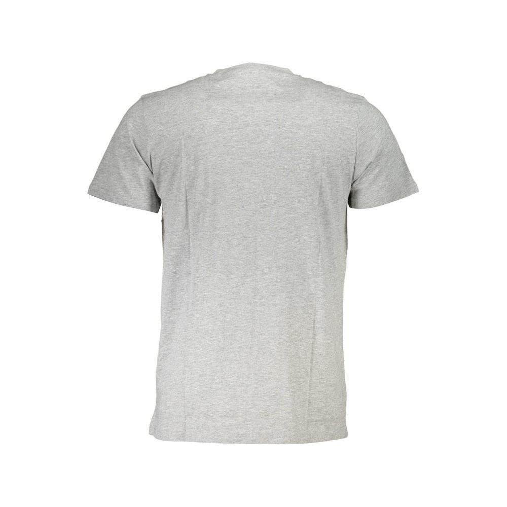 Cavalli Class Gray Cotton T-Shirt gray-cotton-t-shirt-21