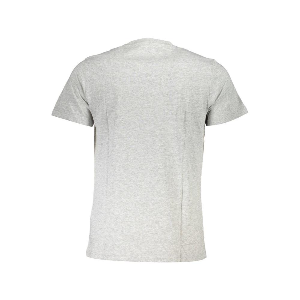 Cavalli Class Gray Cotton T-Shirt gray-cotton-t-shirt-1