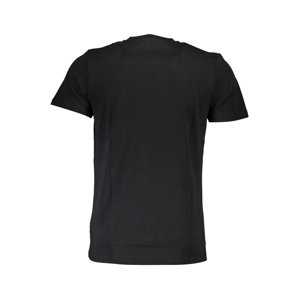 Cavalli Class Black Cotton T-Shirt black-cotton-t-shirt-64