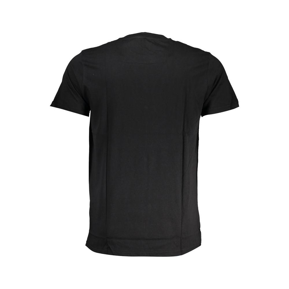 Cavalli Class Black Cotton T-Shirt black-cotton-t-shirt-104