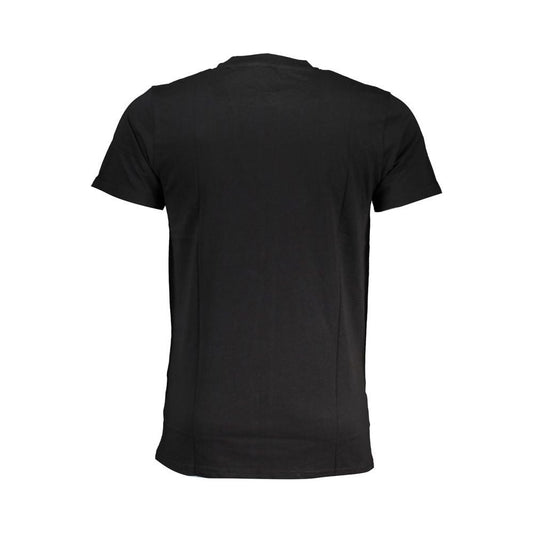 Cavalli Class Black Cotton T-Shirt black-cotton-t-shirt-112