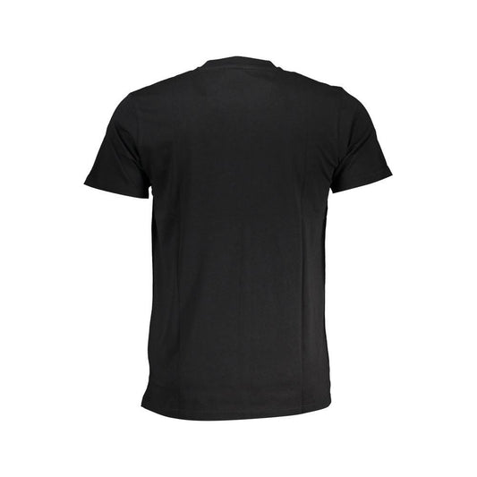 Cavalli Class Black Cotton T-Shirt black-cotton-t-shirt-114