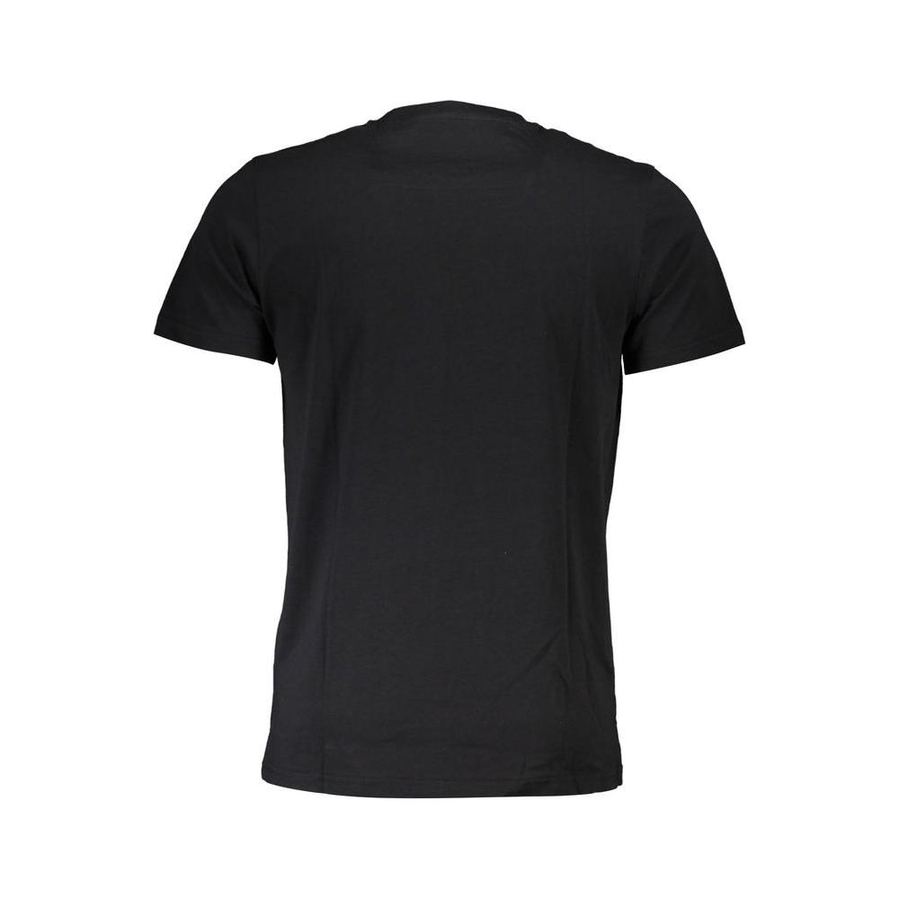 Cavalli Class Black Cotton T-Shirt black-cotton-t-shirt-81