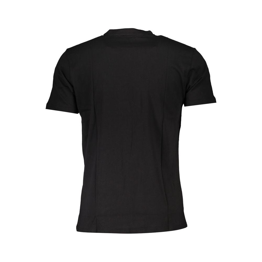Cavalli Class Black Cotton T-Shirt black-cotton-t-shirt-84