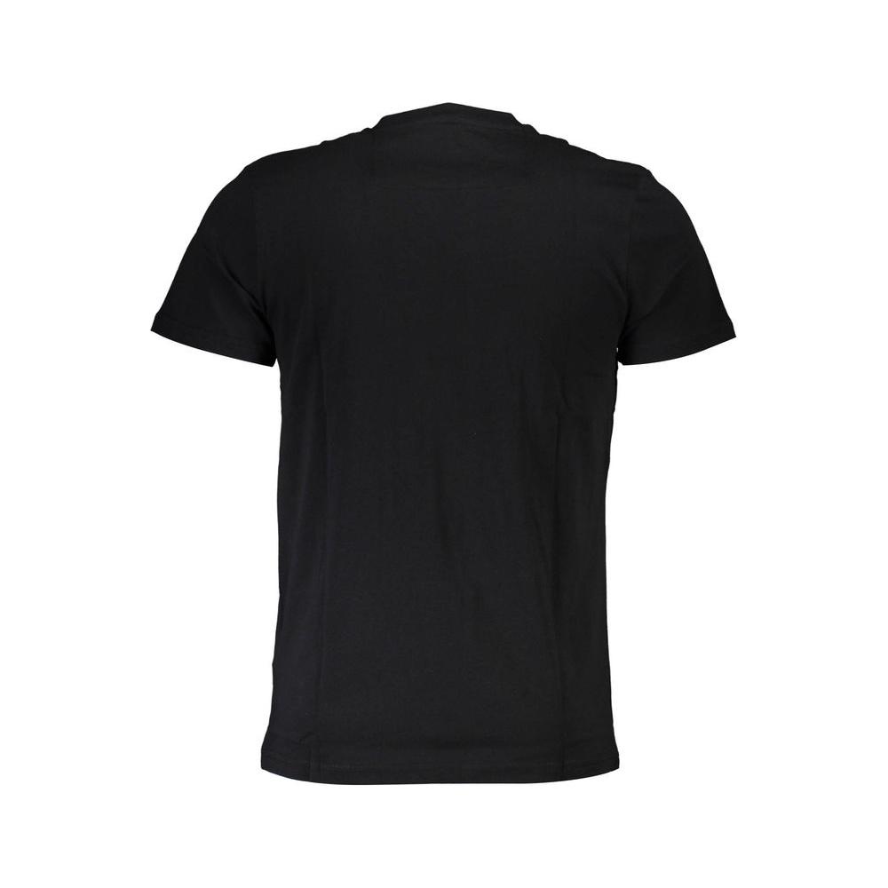 Cavalli Class Black Cotton T-Shirt black-cotton-t-shirt-62