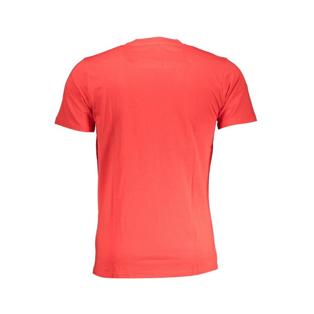 Cavalli Class Red Cotton T-Shirt red-cotton-t-shirt-49