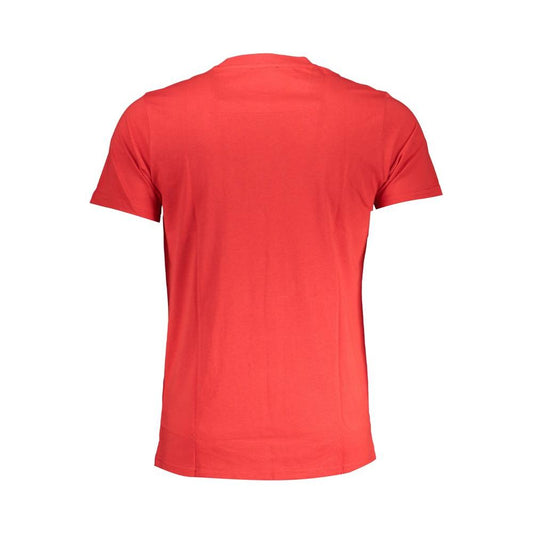 Cavalli Class Red Cotton T-Shirt red-cotton-t-shirt-50