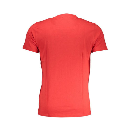 Cavalli Class Red Cotton T-Shirt red-cotton-t-shirt-51