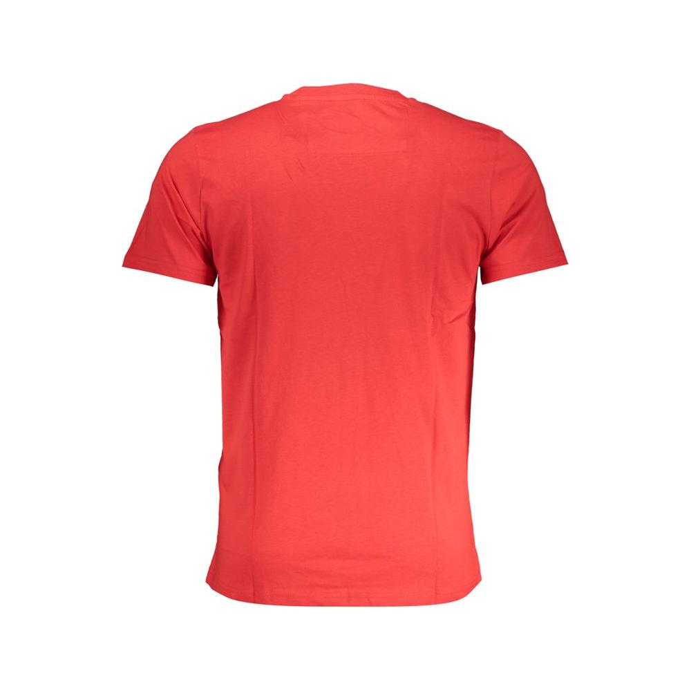 Cavalli Class Red Cotton T-Shirt red-cotton-t-shirt-53
