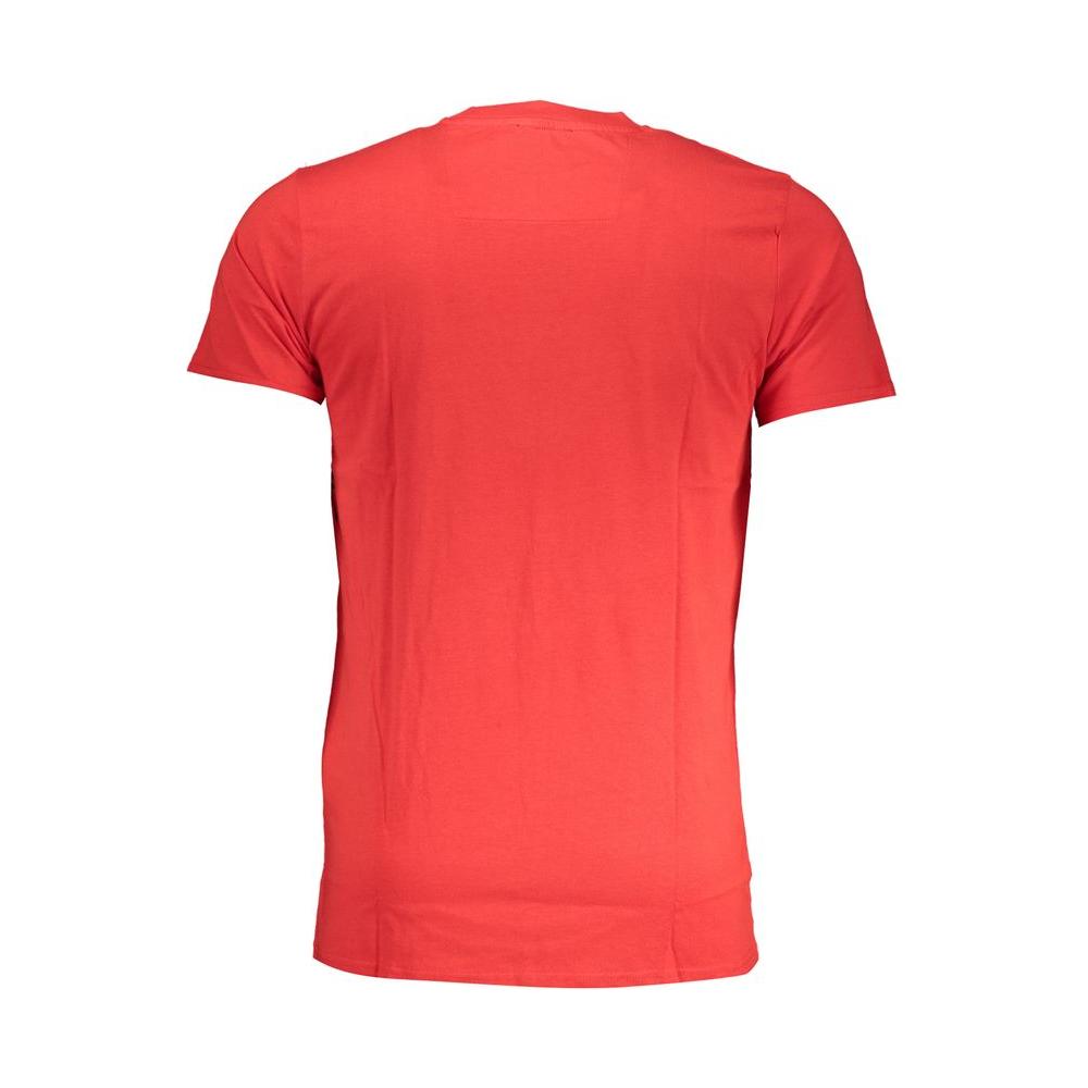 Cavalli Class Red Cotton T-Shirt red-cotton-t-shirt-55