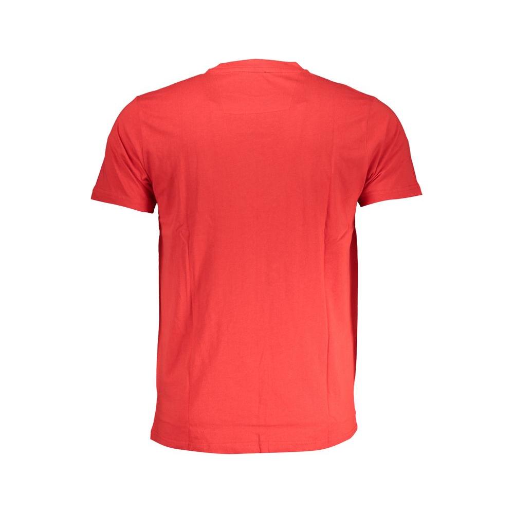 Cavalli Class Red Cotton T-Shirt red-cotton-t-shirt-57