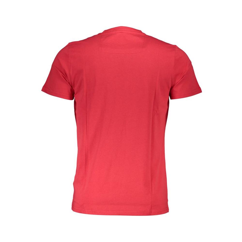 Cavalli Class Red Cotton T-Shirt red-cotton-t-shirt-29