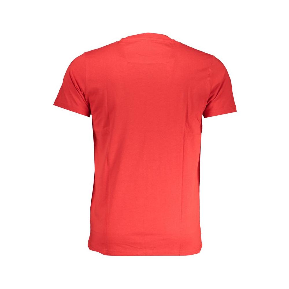Cavalli Class Red Cotton T-Shirt red-cotton-t-shirt-59