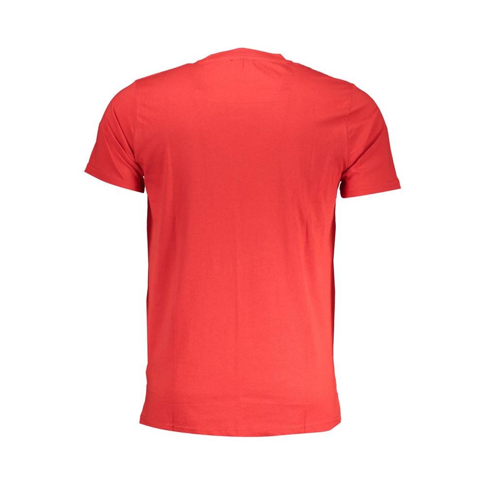 Cavalli Class Red Cotton T-Shirt red-cotton-t-shirt-61