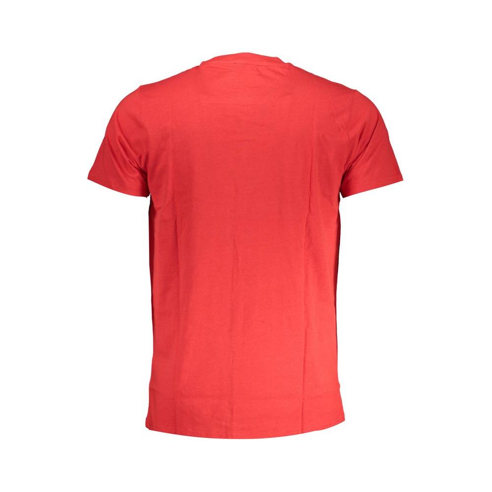 Cavalli Class Red Cotton T-Shirt red-cotton-t-shirt-60