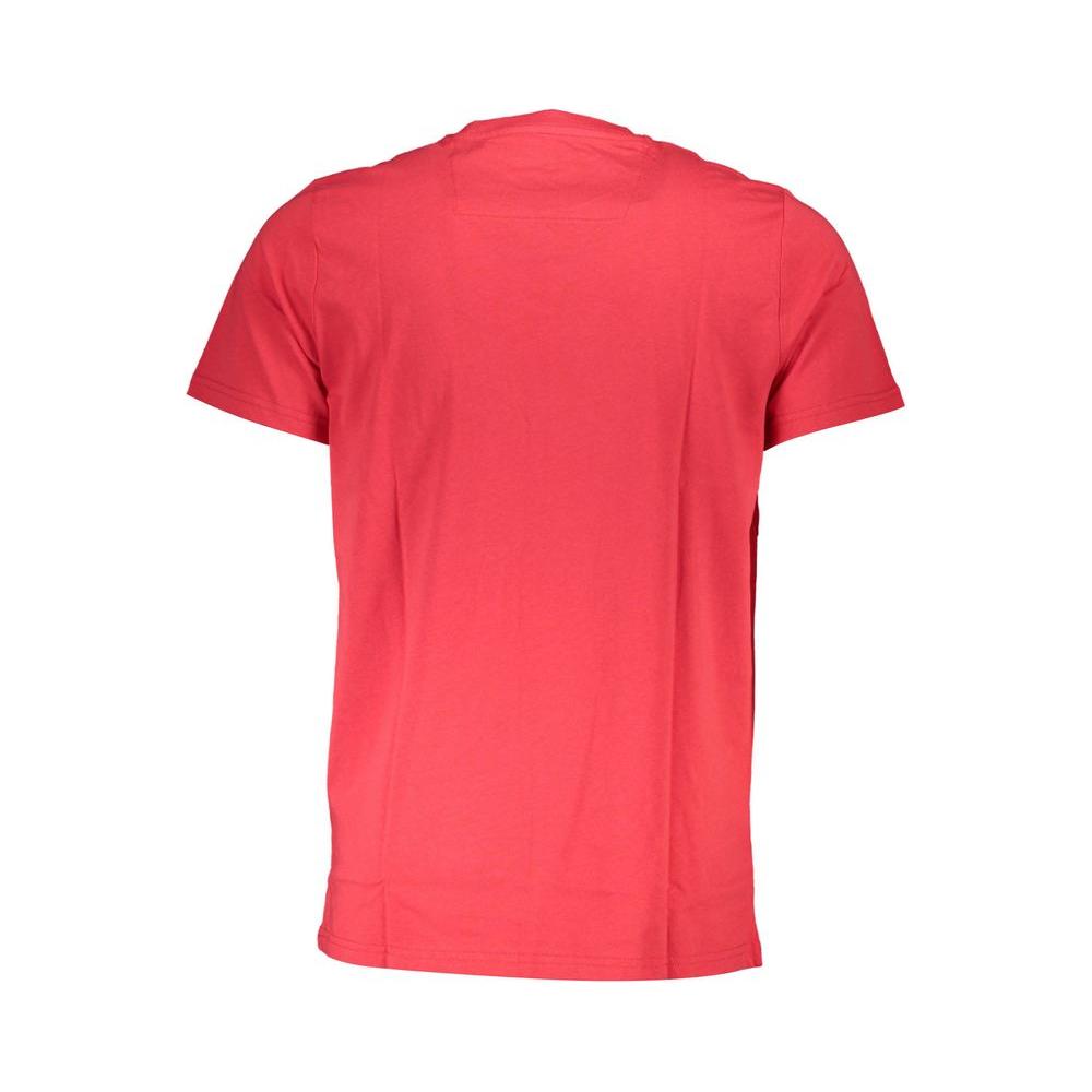 Cavalli Class Red Cotton T-Shirt red-cotton-t-shirt-31