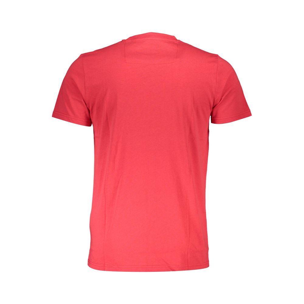 Cavalli Class Red Cotton T-Shirt red-cotton-t-shirt-37