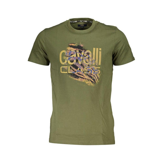 Cavalli ClassGreen Cotton T-ShirtMcRichard Designer Brands£69.00