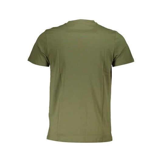 Cavalli Class Green Cotton T-Shirt green-cotton-t-shirt-26