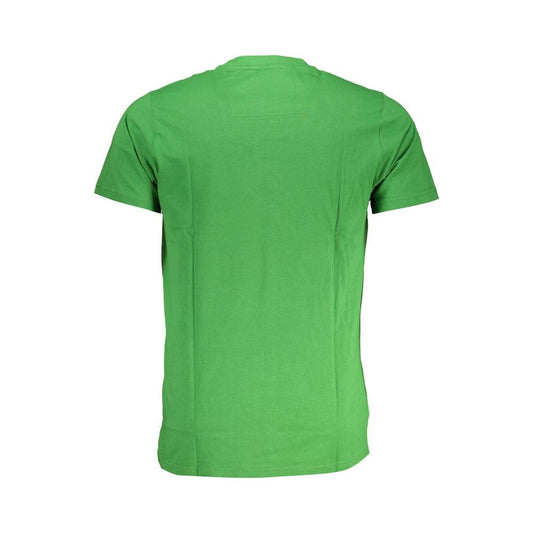 Cavalli Class Green Cotton T-Shirt green-cotton-t-shirt-68