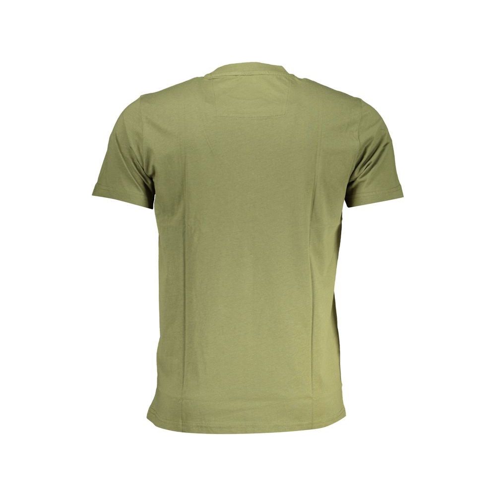 Cavalli Class Green Cotton T-Shirt green-cotton-t-shirt-72