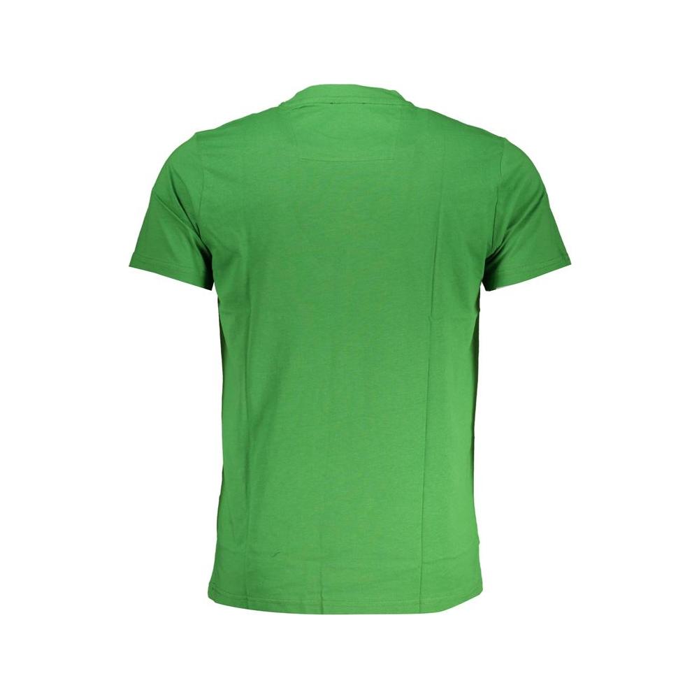 Cavalli Class Green Cotton T-Shirt green-cotton-t-shirt-73