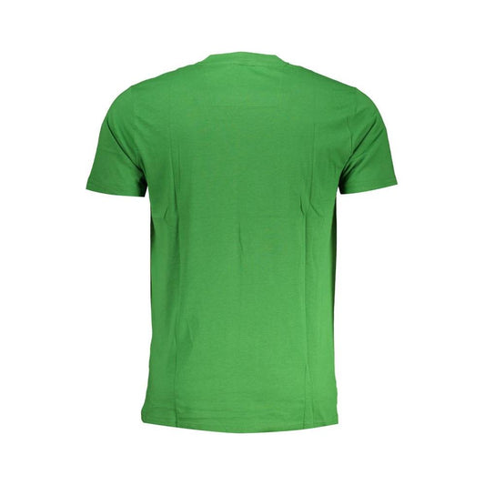 Cavalli Class Green Cotton T-Shirt green-cotton-t-shirt-75