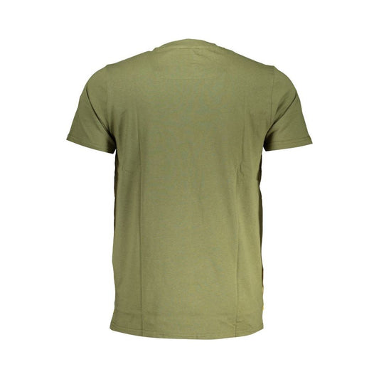 Cavalli Class Green Cotton T-Shirt green-cotton-t-shirt-77