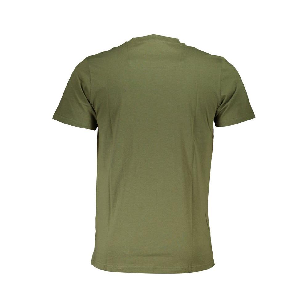 Cavalli Class Green Cotton T-Shirt green-cotton-t-shirt-27