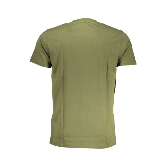 Cavalli Class Green Cotton T-Shirt green-cotton-t-shirt-78