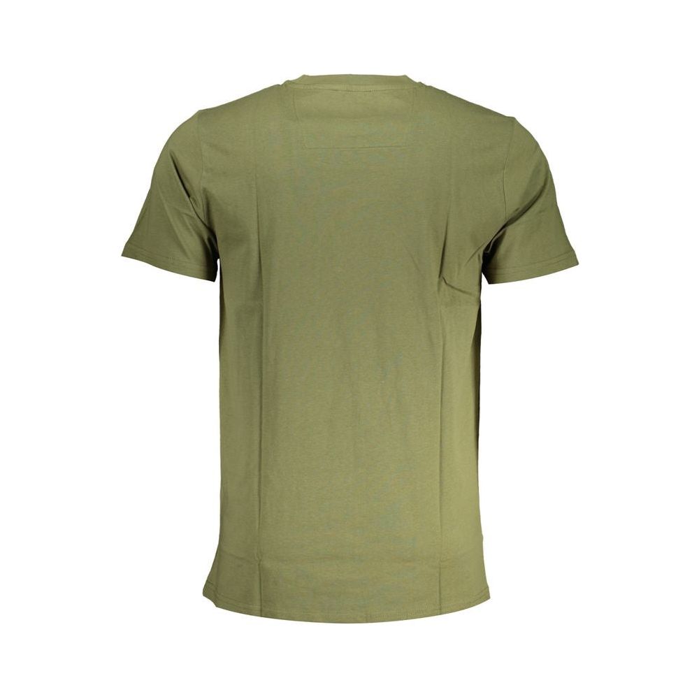 Cavalli Class Green Cotton T-Shirt green-cotton-t-shirt-79