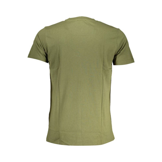 Cavalli Class Green Cotton T-Shirt green-cotton-t-shirt-81
