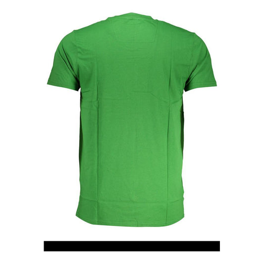 Cavalli Class Green Cotton T-Shirt green-cotton-t-shirt-82